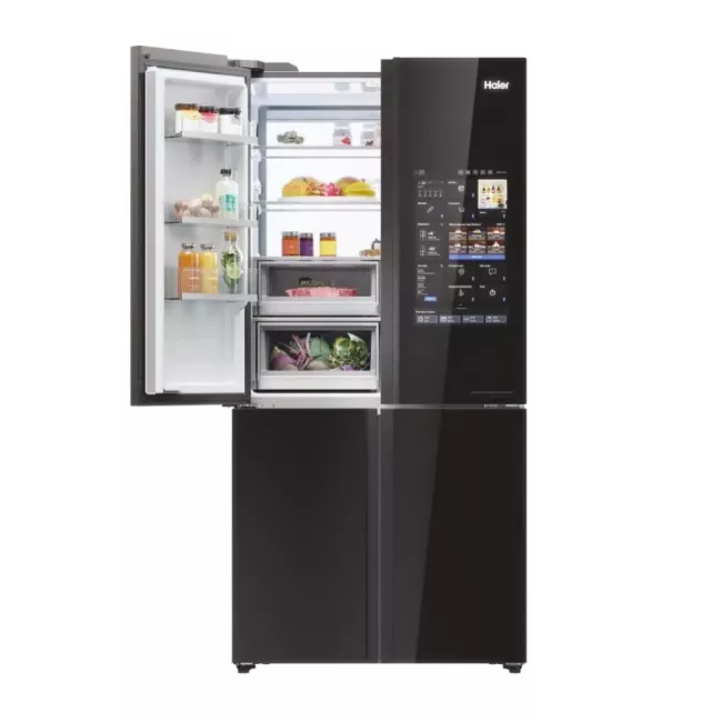 REFRIGERATEUR SIDE BY SIDE SERIE 9 AVEC ECRAN LCD NOIR HAIER