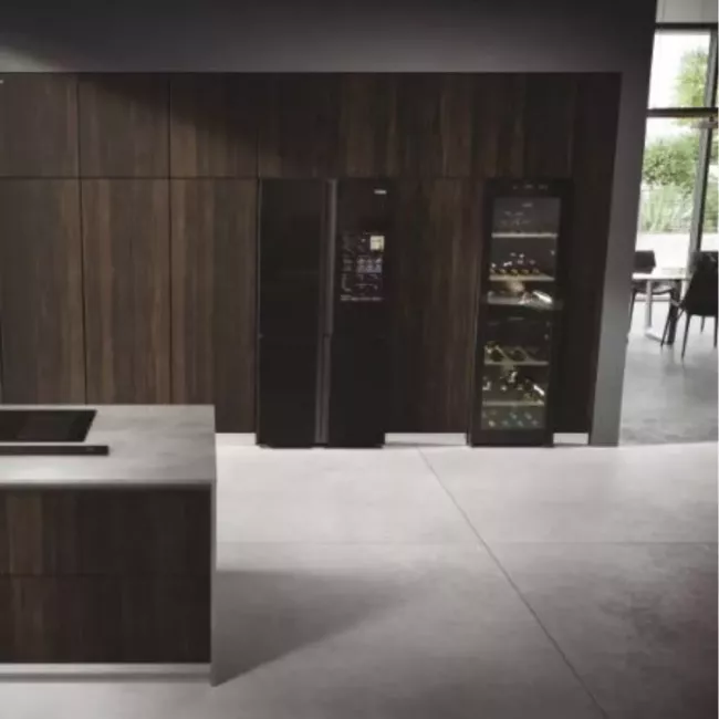 REFRIGERATEUR SIDE BY SIDE SERIE 9 AVEC ECRAN LCD NOIR HAIER