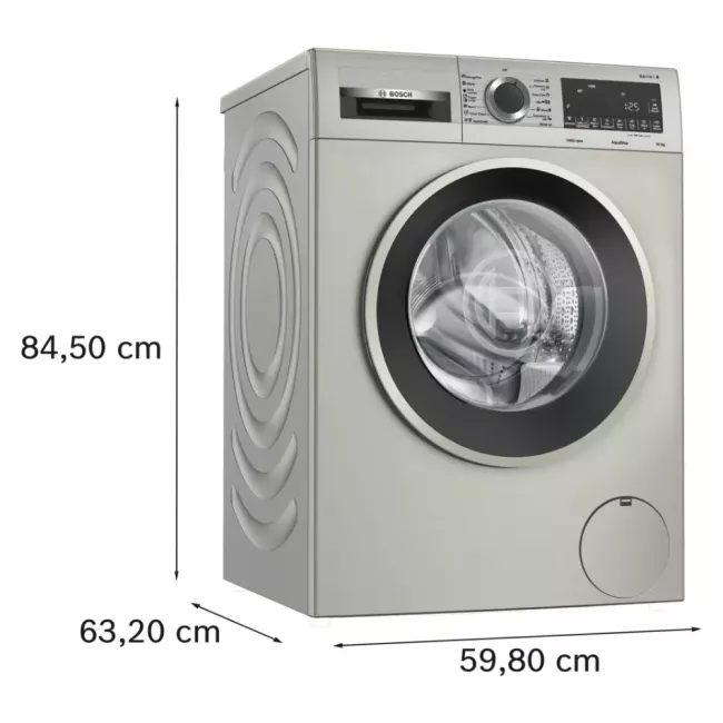 LAVE LINGE 10KG/1400 TRS INOX SERIE 4 BOSCH