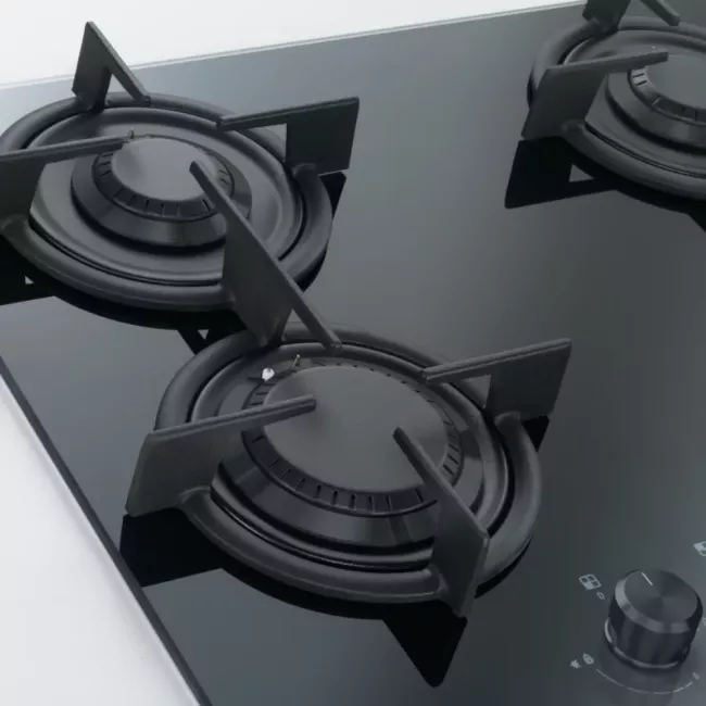 TABLE DE CUISSON VERRE TROMPE CRISTAL NOIR 106.0374.280 FRANKE