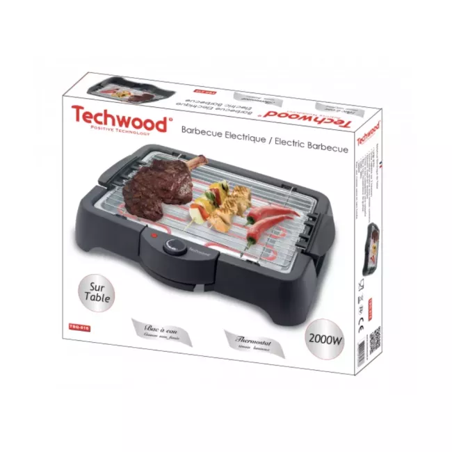 BARBECUE ELECTRIQUE AVEC THERMOSTAT TECHWOOD