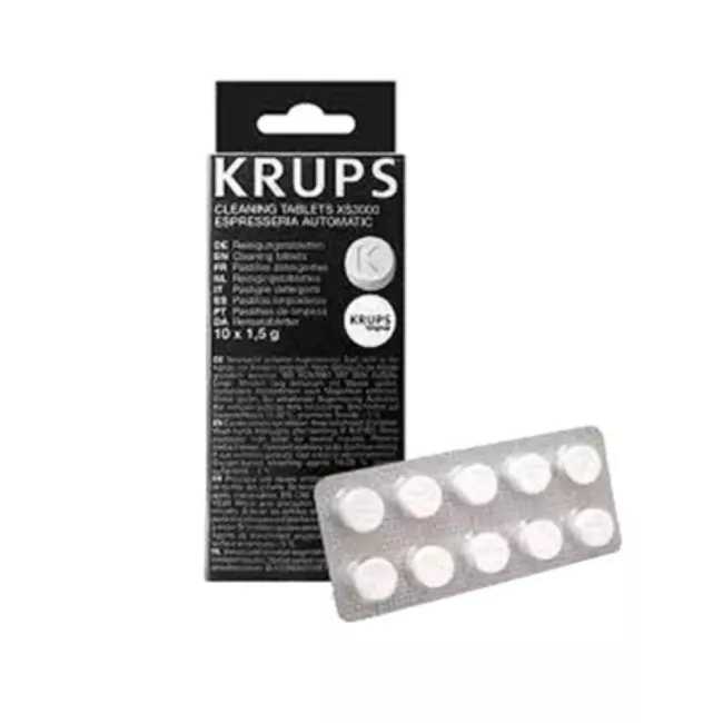 TABLETTE DE NETTOYAGE ( 10 PASTILLES ) POUR EXPRESSO KRUPS