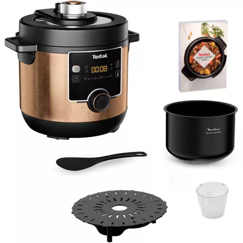 COCOTTE ELECTRIQUE COPPERTINTO MAXI 7.6L BRONZE TEFAL
