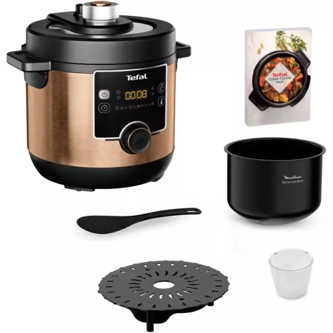 COCOTTE ELECTRIQUE COPPERTINTO MAXI 7.6L BRONZE TEFAL