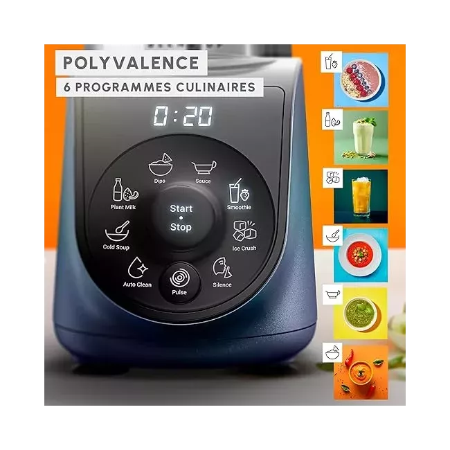 BLENDER BLENDFORCE UP 1000W  8 PROGRAMMES 0.7L MOULINEX