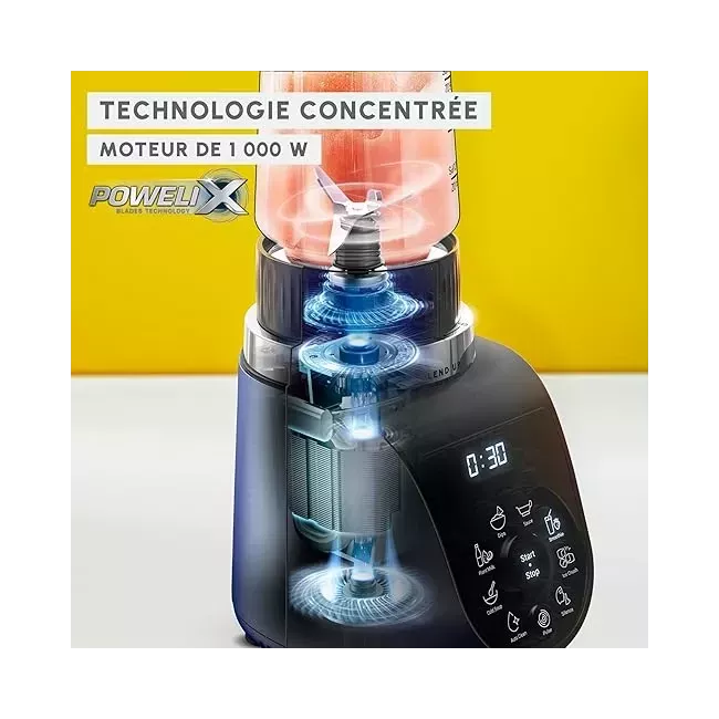 BLENDER BLENDFORCE UP 1000W  8 PROGRAMMES 0.7L MOULINEX