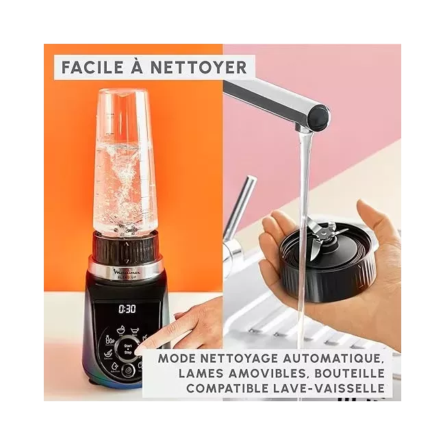 BLENDER BLENDFORCE UP 1000W  8 PROGRAMMES 0.7L MOULINEX