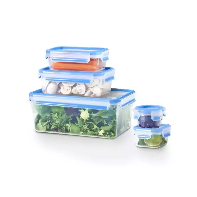 SET DE 5 BOITES ALIMENTAIRES MASTERSEAL 0.15/0,25/0,55/1L/3,7L TEFAL