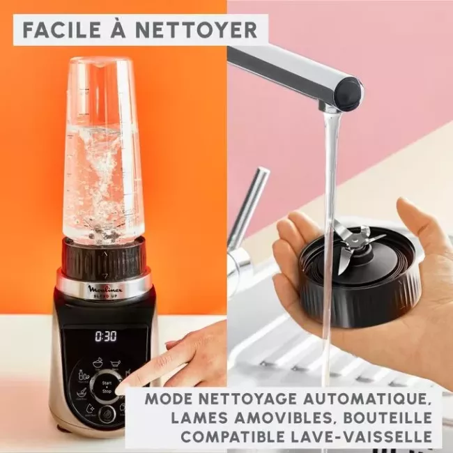 BLENDER BLENDFORCE UP 1000W  8 PROGRAMMES 0.7L MOULINEX