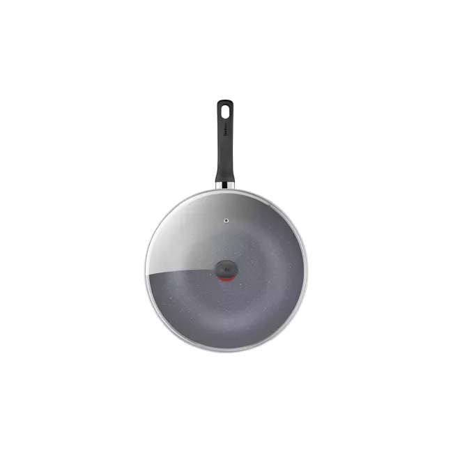 WOK+COUVERCLE EN VERRE 28CM COOK NATURAL TEFAL