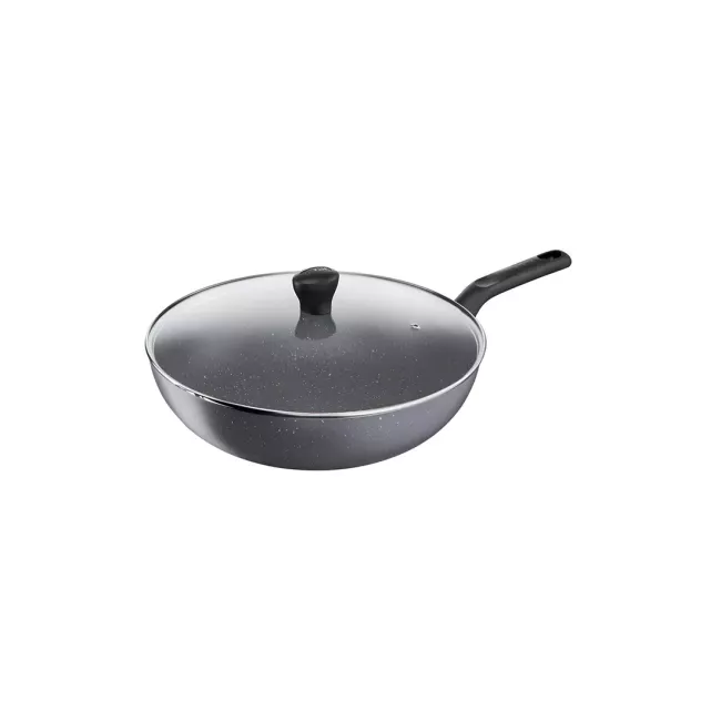 WOK+COUVERCLE EN VERRE 28CM COOK NATURAL TEFAL