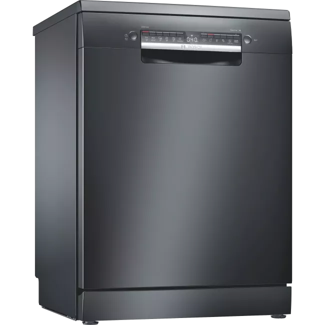 LAVE VAISSELLE POSE LIBRE 60 CM ACIER BROSSE NOIR SERIE 4 BOSCH