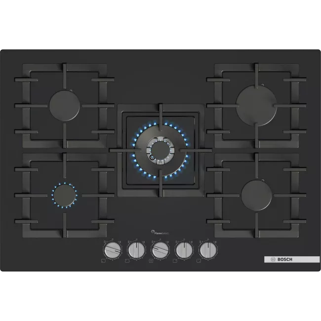 TABLE DE CUISSON EN VERRE GAZ 75CM BOSCH