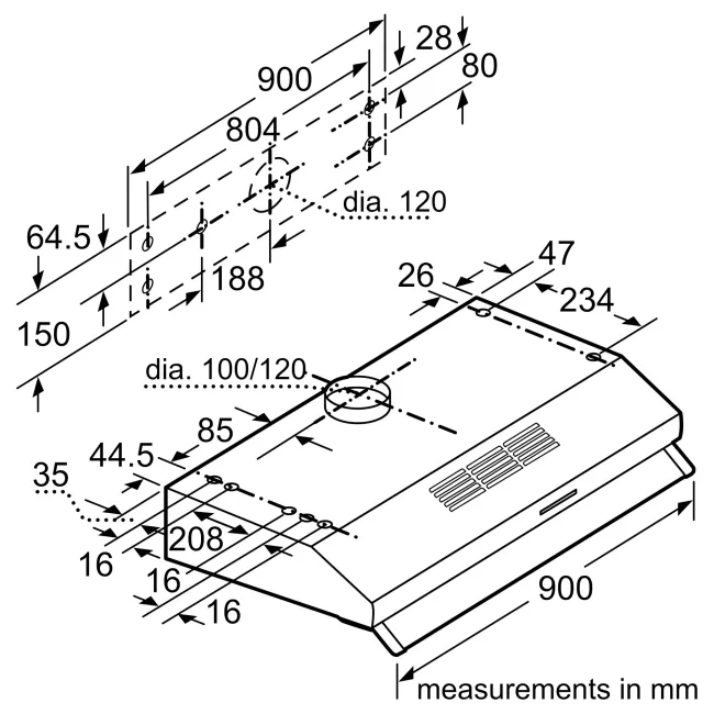 PACK CUISINIERE HJY5G7V61S+ HOTTE DUL93MA50M INOX BOSCH