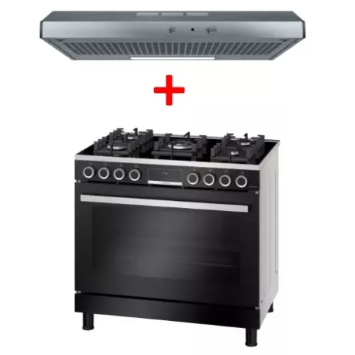 PACK CUISINIERE HJY5G7V61S+ HOTTE DUL93MA50M INOX BOSCH