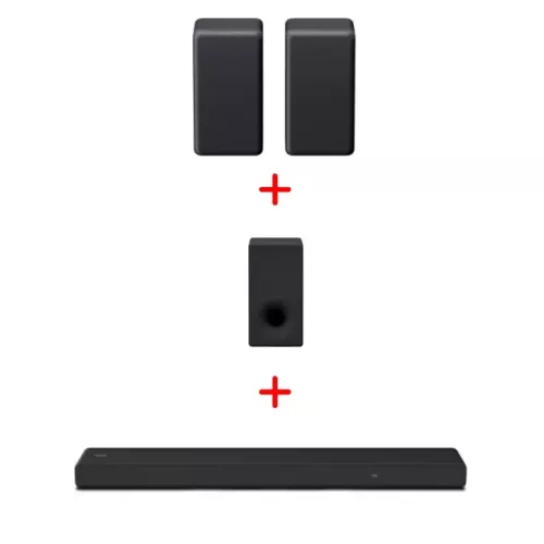 PACK BARRE DE SON HT-A3000+SA-RS3S/M+SUBWOOFER SA-SW3+/M SONY