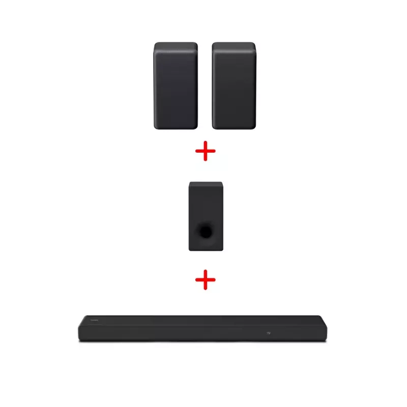 PACK BARRE DE SON HT-A3000+SA-RS3S/M+SUBWOOFER SA-SW3+/M SONY