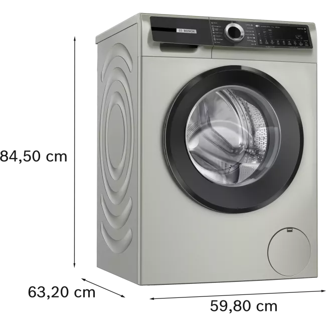 LAVE LINGE 11KG/1400TRS SERIE 6 ARGENT INOX BOSCH