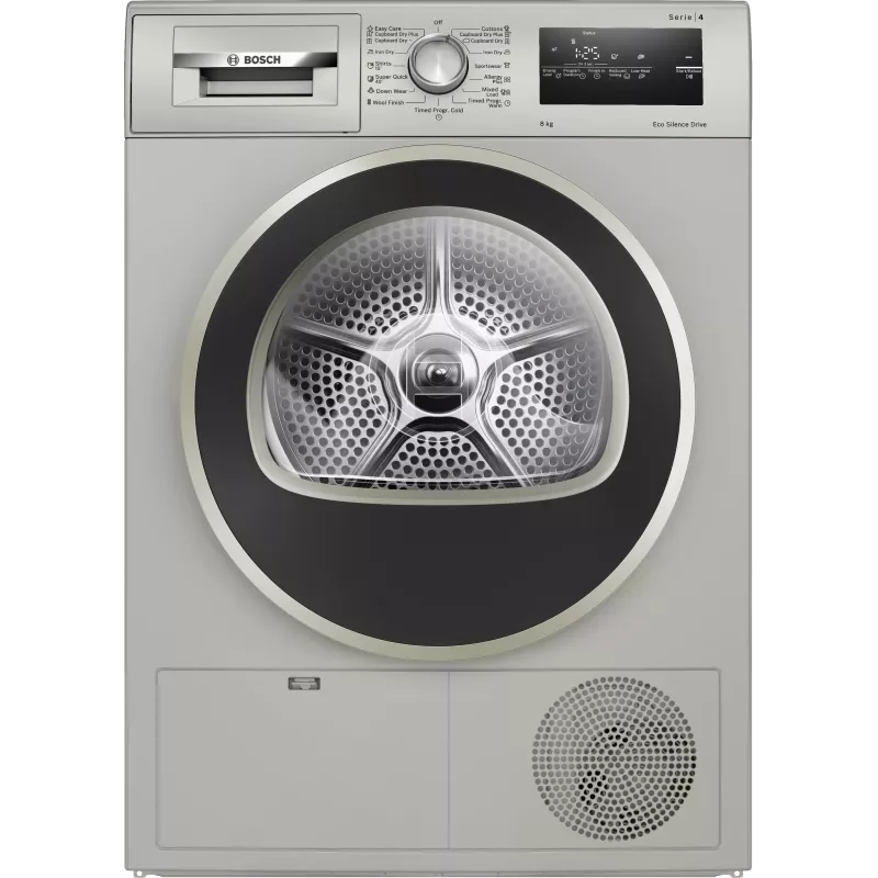 SECHE LINGE A CONDENSATION 8KG ARGENT INOX BOSCH