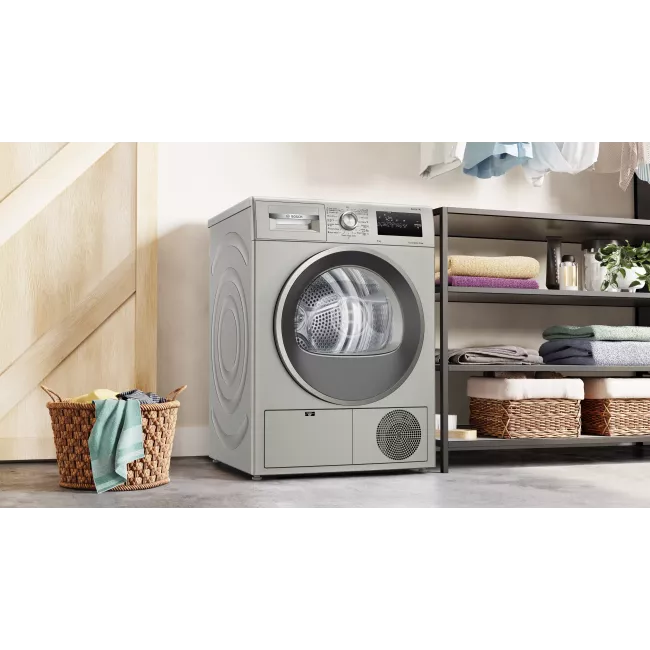SECHE LINGE A CONDENSATION 8KG ARGENT INOX BOSCH