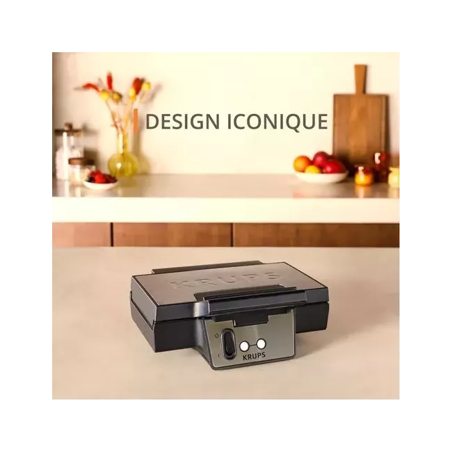 GAUFFRIER CHROME 850W KRUPS
