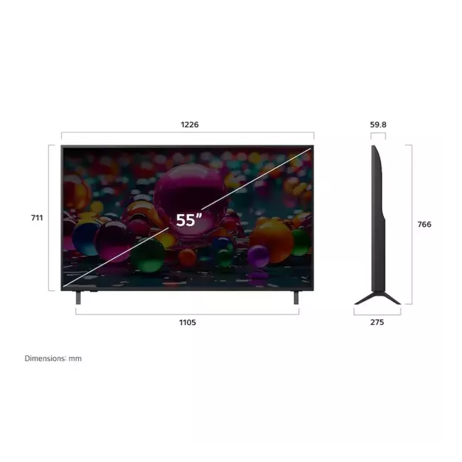 SMART TV 55"LED UHD LG