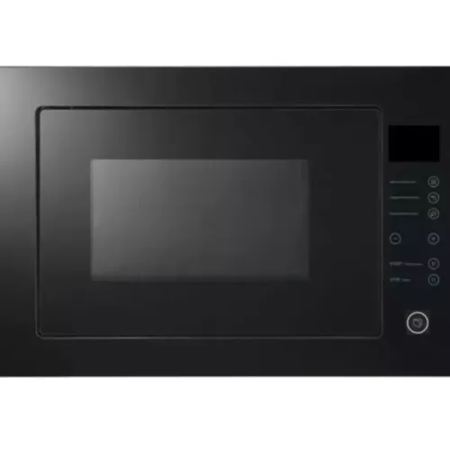 FOUR A MICRO-ONDES ENCASTRABLE 25L FACADE EN VERRE NOIR SCHNEIDER