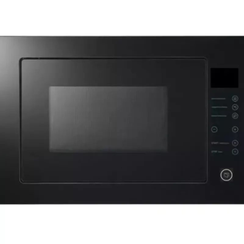 FOUR A MICRO-ONDES ENCASTRABLE 25L FACADE EN VERRE NOIR SCHNEIDER