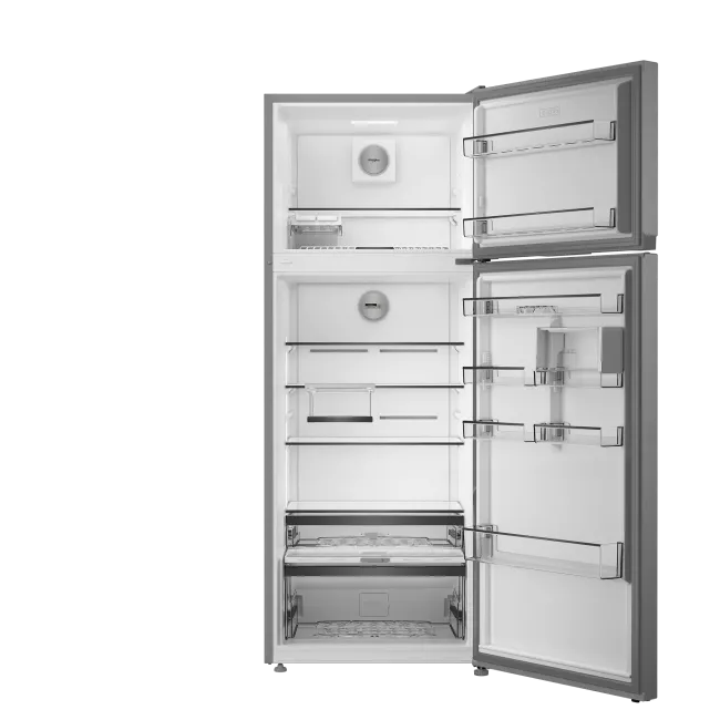 REFRIGERATEUR DP 70CM NF 406L A+ INOX  WHIRLPOOL