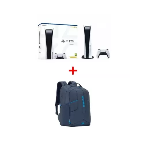 CONSOLE PS5 SLIM STANDARD AVEC JEU FC26 + SAC RIVA CASE 7861