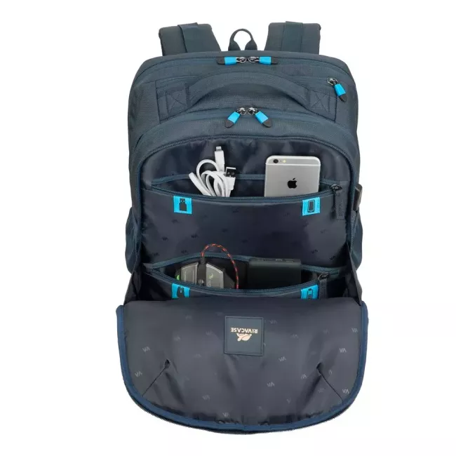 SAC A DOS DE JEU DARK BLUE GAMING BACKPACK 17.3'' RIVACASE