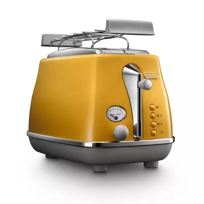 GRILLE PAIN Icona Capitals jaune De'Longhi