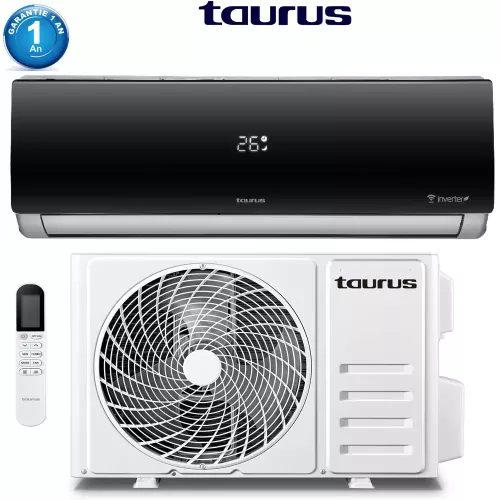 CLIMATISEUR SPLIT 9000BTU CH/FR INVERTER NOIR TAURUS