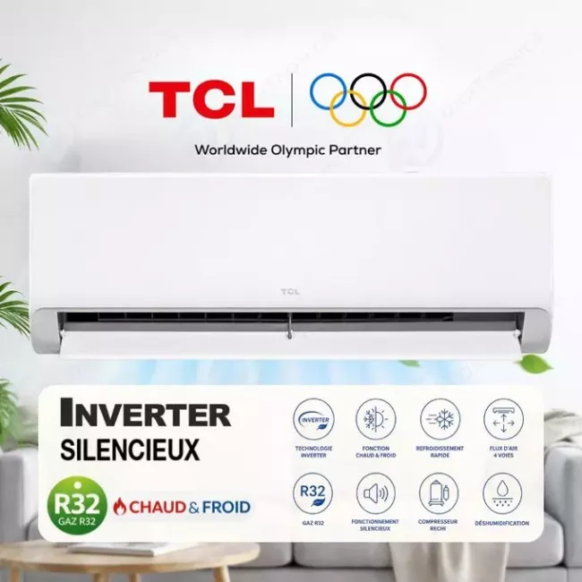 CLIMATISEUR 18000 BTU R32 INVERTER A+++ SAVEIN TCL