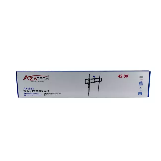SUPPORT TV FIXE  INCLINEE 42"-80" AZATECH