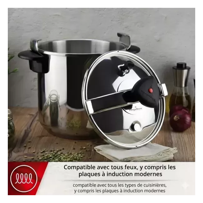 Star Cocotte classique 8L inox- Magefesa