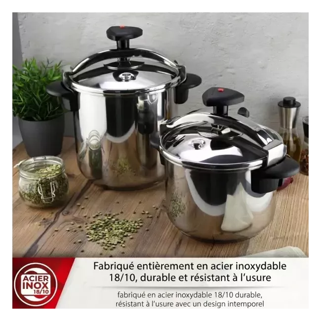 Star Cocotte classique 8L inox- Magefesa