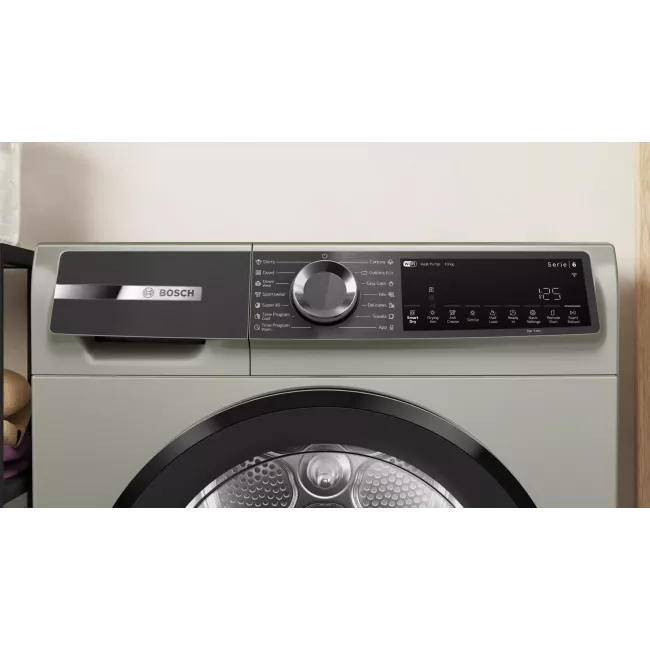 SECHE LINGE POMPE A CHALEUR 10KG ARGENT INOX BOSCH