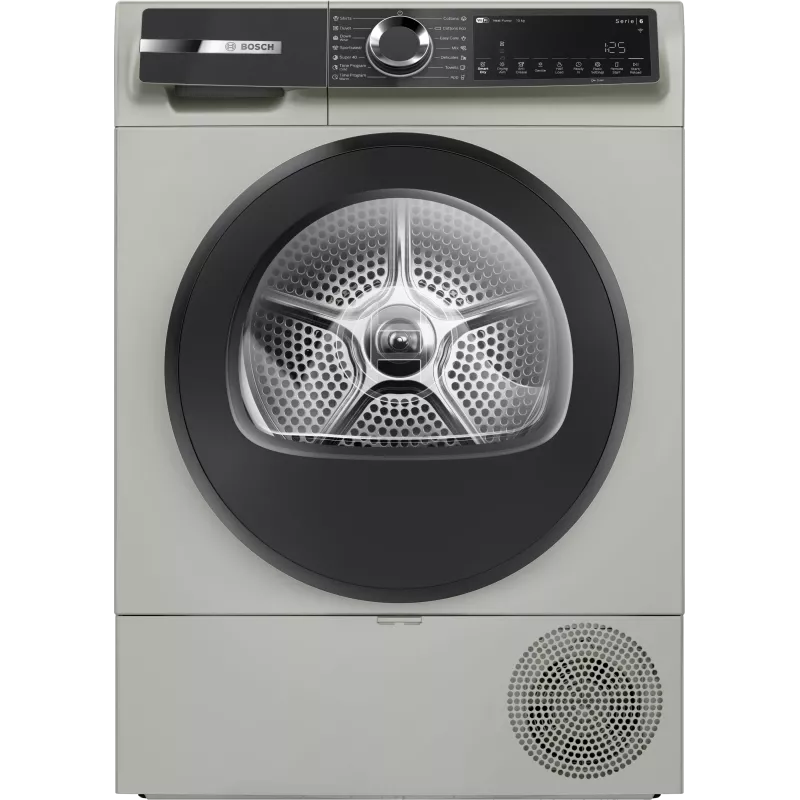 SECHE LINGE POMPE A CHALEUR 10KG ARGENT INOX BOSCH