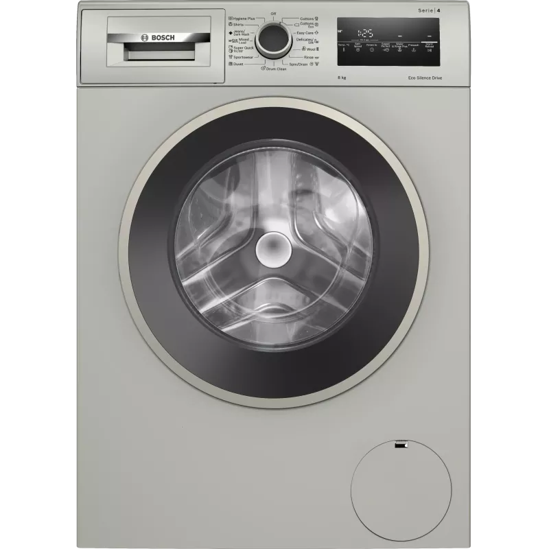 LAVE LINGE 8KG/1400TRS ARGENT INOX BOSCH