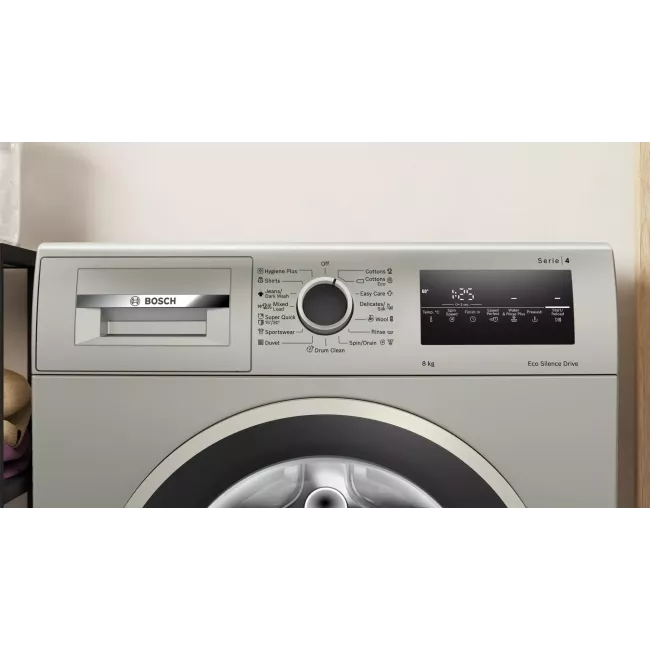 LAVE LINGE 8KG/1400TRS ARGENT INOX BOSCH