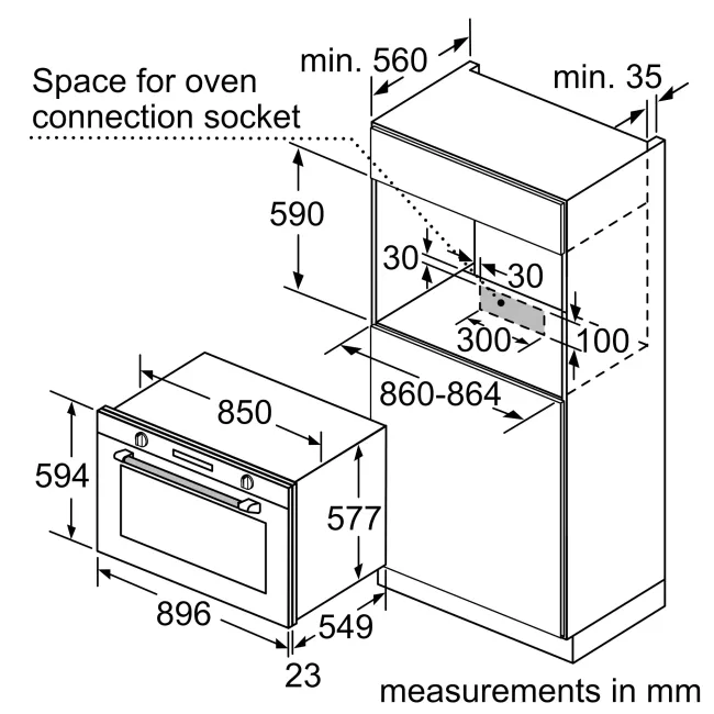 FOUR 90CM A GAZ BOSCH