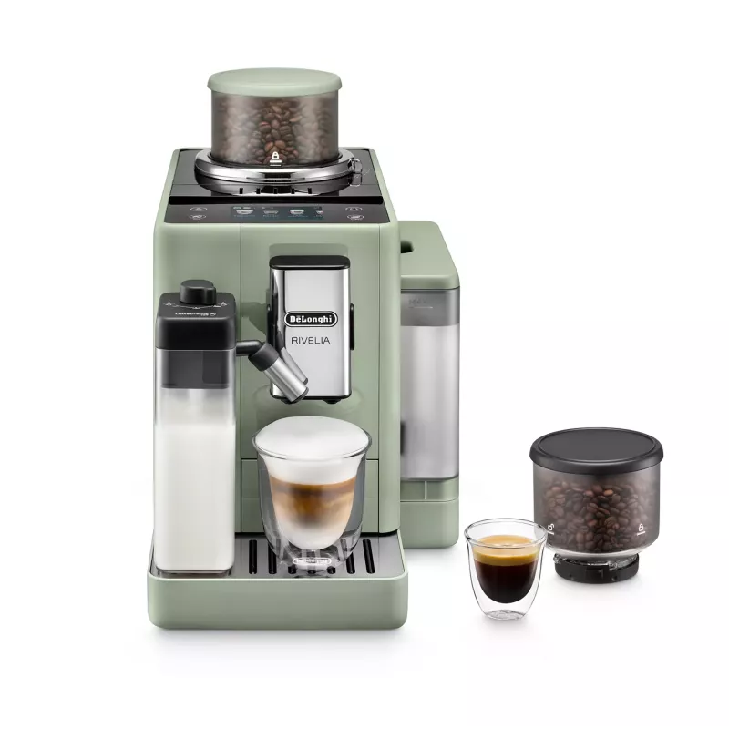 Machine à espresso full automatique Rivelia avec broyeur  DELONGHI