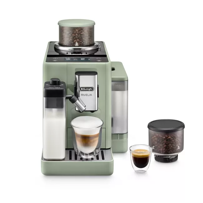Machine à espresso full automatique Rivelia avec broyeur  DELONGHI