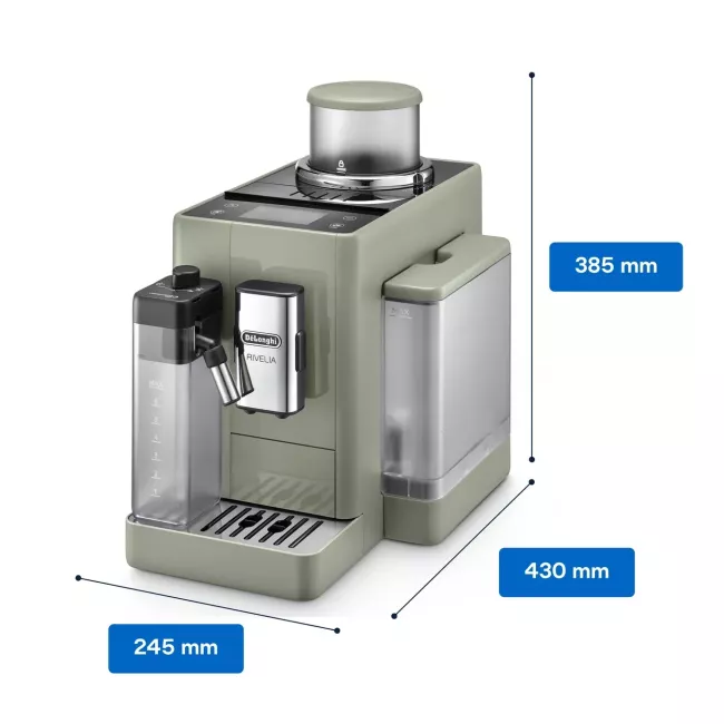 Machine à espresso full automatique Rivelia avec broyeur  DELONGHI