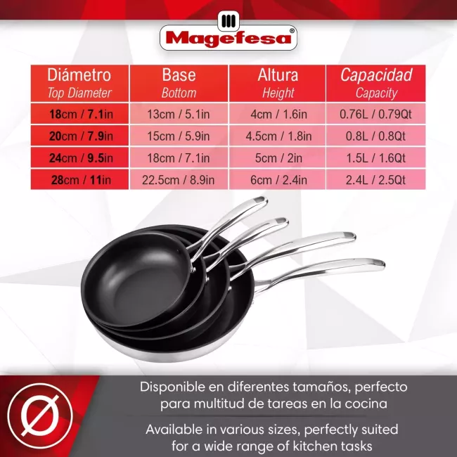 Balance poêle 24 cm Magefesa