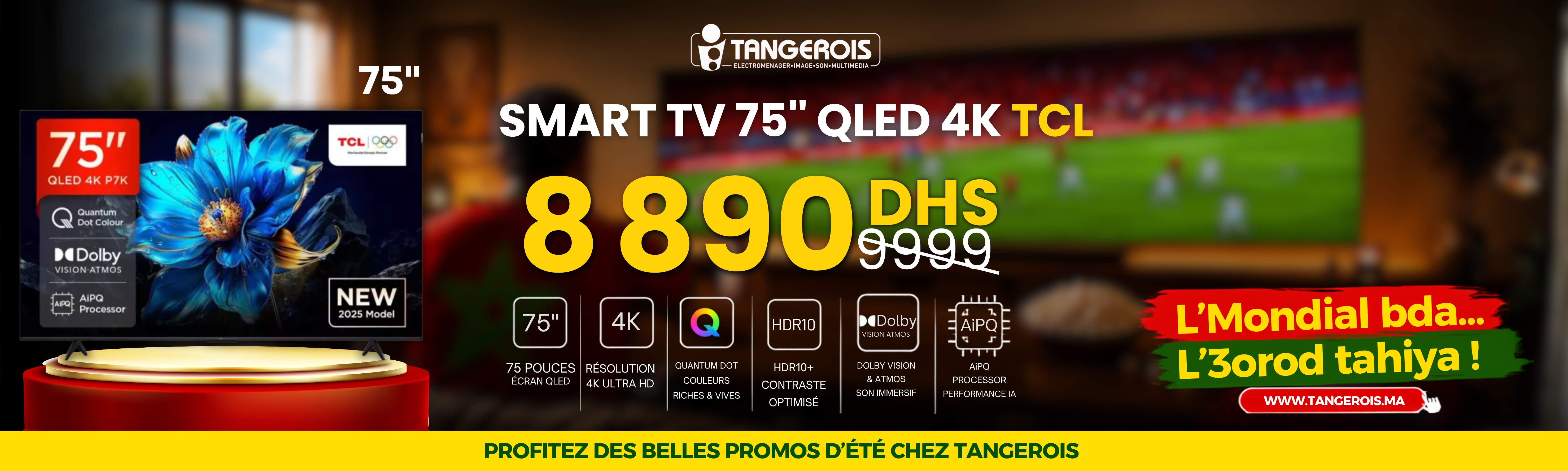 TCL TV 75 QLED